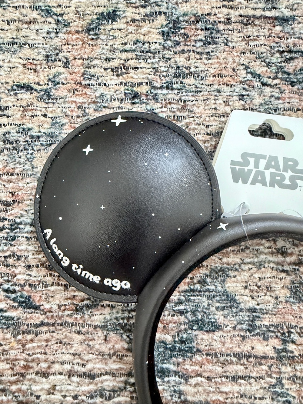 Star Wars Black Galaxy Mickey Ear Headband - Picture 2 of 4